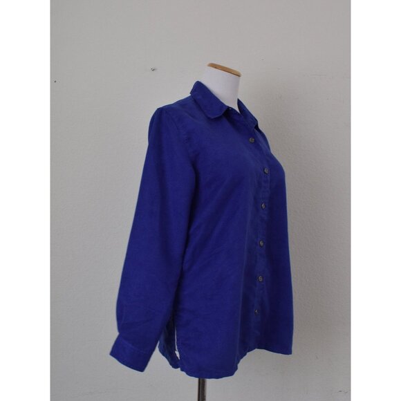 Vintage 90s Purple Polyester Shirt size 1 - Picture 4 of 10